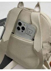 حقيبة كتف بتصميم كوري عصري بسيط وجميل