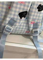 1pc New Fashionable Backpack Color Blocking Cute Versatile Highly Attractive Student Bookbag Casual Large Capacity No Pendant