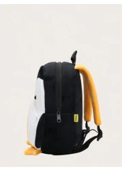 1pc Cute Penguin Plush Children s Backpack Suitable For 2 4 Years Old Boys And Girls