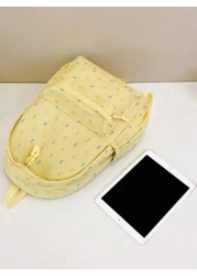 1pc Back To School Backpack Stylish Casual Backpack Fresh And Sweet Large Capacity Backpack Suitable For Daily School Very Suitable For Campus Class Photo Taking Birthday Gifts Suitable For Daily Shop