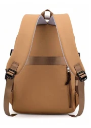 1 Pc Cute Capybara Pattern Color Contrast School Bags For Teens Large Capacity Lively Student Bag With Multi Pockets Fashionable School Bag Practical Handbag Personality Lightweight School Backpack