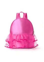 1pc Cute Mesh Skirt Children Backpack Girls Sweet Fashion Backpack School Backpack Suitable For College Party Birthday Party Vacation Commuting Use
