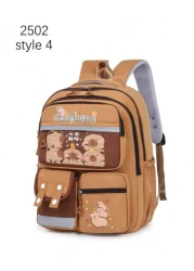 1 Pc Cute Cartoon Capybara Backpack Large Capacity Multiple Pockets Schoolbag With Adjustable Shoulder Sraps And Lightweight Design Bookbag Perfect For Students Teens And Kids For School Back To Schoo