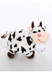 Women s Cow Shaped Oblique Shoulder Bag Asymmetric Design