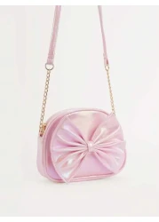 1pc Cute Princess Metal Bowknot Mini Crossbody Bag For Girls Suitable For Daily Outings