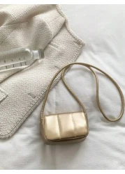 1pc A Z Letter Diy Casual Fashion Simple Shoulder Crossbody Small Shoulder Bag Fashionable Small Square Bag Simple Western Style Niche Handbag Cute Casual Shoulder Crossbody Bag Suitable For Attending