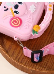 Disney 1 2 Pcs Disney Stitch Plush Crossbody Bag Cute And Versatile Purse Wallet For Boys And Girls