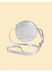 قطعة واحدة حقيبة كروسبودي صغيرة بشكل دائري، بريبون، أسلوب أميرة، تناسب الملابس، هدية عيد الميلاد للفتيات