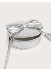 1pc S Bow Decor Cute Crossbody Bag School Bag School Bag Luggage School Bag