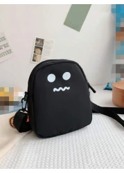 1 حقيبة كروسبودي موضة ، لون أحادي ، حقيبة أطفال كاجوال مربعة صغيرة، حقيبة كتف، محفظة للهاتف ، محفظة للتغيير ، ت