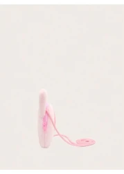 1pc Pink Bunny Mini Cute Crossbody Shoulder Bag For Girls Plush With Zipper Closure Suitable For Daily Use