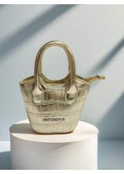 حقيبة صغيرة شكل أحمر شفاه ذات نسيج بأحجار لامعة مائلة للبنات أطفال، حقيبة صغيرة أميرية، هدية عيد