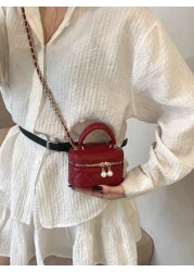 حقيبة كتف/يد صغيرة لِلأطفال شكل معين السلسلة، ذات جودة عالية وتصميم عصري متعدد الاستخدامات، وصول جديد للربيع