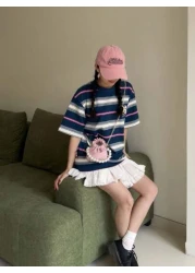 New Style Cloud Shaped Mini Princess Pearl Handbag Children Handheld Bag Shoulder Bag Accessory