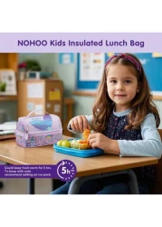 Super Powerful Girls Essentials 1pc Cartoon Animal Design Lunch Bag Girl Insulated Bento Box Double Layer Compartment Handbag Can Hold Hot Cold Food Inner Layer Keeps Warm Fresh Cool Large Capacity Od