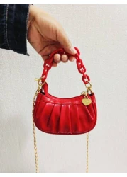 Children s Cloud Shaped Ruched Bag Girls Crossbody Bag For Festival Gift Fashionable Princess Shoulder Bag For Little Girls Coin Purse