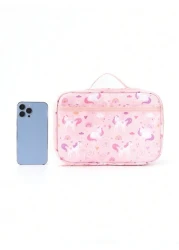 1 Piece Cute Cartoon Decorated Insulated Lunch Bag School Food Lunch Box Non Woven Leak Proof Camping Picnic Bag Suitable For Office School Outdoor Summer Beach Camping Travel Picnic