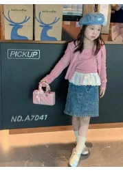 حقيبة يد صغيرة جديدة مع وشاح مطرز، حامل أحمر شفاه، حقيبة كروس عصرية