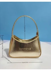 Fashion Girl Handbag New Crescent Moon Bag Small Girls Underarm Bag Princess Bag Girl s Coin Purse Stylish Mini Bag Super Cute Tote Bag Christmas Gift Birthday Present Candy Bag Lipstick Bag Personali