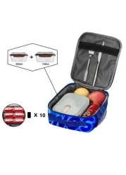 bandai Bandai Multifunctional Storage Bag 3D Printing Cute Portable Lunch Bag For Primary And Secondary School Students Children s Ice Bag Cartoon Print Portable Tool Bag Portable