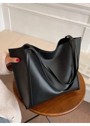 Lightweight Business Casual Minimalist Shoulder Tote Bag For Teen Girls Women College Students Rookies White Collar Workers Perfect For Office College Work Business Commute Outdoors Travel Outings Sch