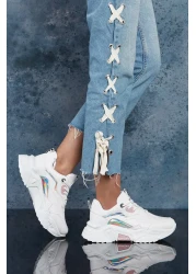 Dark Seer Women's White Powder Sneaker