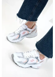 SOHO White-Grey-Powder Women's Sneaker 18753