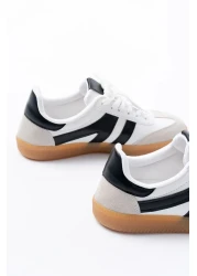 TB Terzi Bey M-1004 White Lace-up Thermo Sole Casual Women Sport