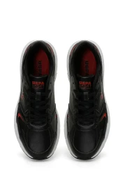 U.S. Polo Assn. Men's Casual Black Sneaker Sneakers