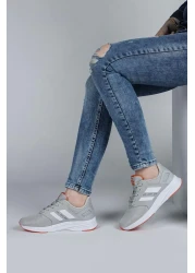 Jump 29964 حذاء رياضي كاجوال نسائي باللون الرمادي والأبيض