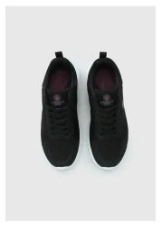 Lumberjack إغلاق حذاء رياضي أسود للنساء