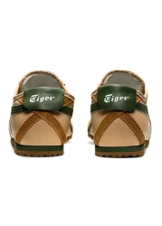 Onitsuka Tiger Mexico 66 Sneakers – Brown/Green – Unisex Retro Style with Signature Stripes