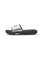 Puma Puma Softride Slide - أبيض وأسود