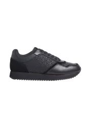Calvin Klein Men's Black Sneakers with Logo
