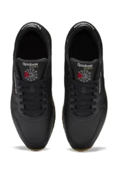 Reebok Gy0954 Model - Unisex Black Classic Leather Casual Shoes, Rubber Sole