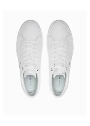 Tommy Hilfiger Men's White Sneakers - Th Hi Vulc Street Rwb Lth Low