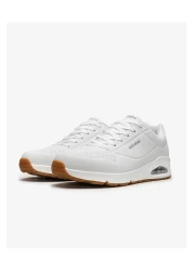 Skechers Uno - Stand On Air Men's White Sneakers 52458 Wht