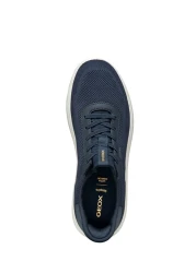 Geox Men's Navy Blue U Spherica Plus a - Knit.Te + Sy Lace-Up Sneaker U55Mpa06Kekc4002