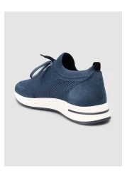 Cabani Knitwear Blue Lace-Up Men's Sports Shoes