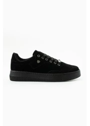 L.A Polo Suede Black Color Men's Sneaker