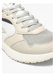 Dash Colourblock Walking Shoes with Lace-Up Closure
