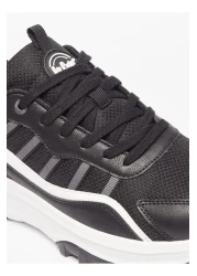 Lee Cooper أحذية رياضية رجالية مزخرفة مع إغلاق برباط