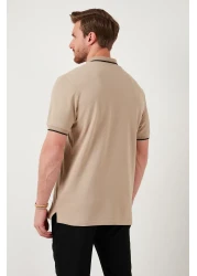 Buratti 100% Cotton Button Regular Fit Polo Neck t Shirt Men's Polo Neck t Shirt 5902118