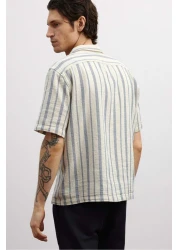 H&M Regular Fit Textured resort shirt