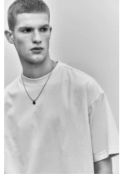 H&M تي شيرت قطني بمقاس كبير