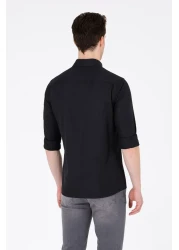 U.S. Polo Assn. Men's Black Long Sleeve Shirt - Basic Model50262932-VR046