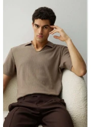 H&M Regular Fit Collared T-shirt