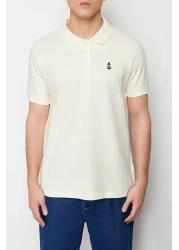  Collection تي شيرت بياقة بولو بقصة عادية 100% قطن TMNSS23PO00031