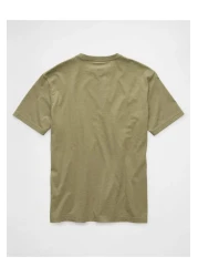 American Eagle تي شيرت بشعار AE