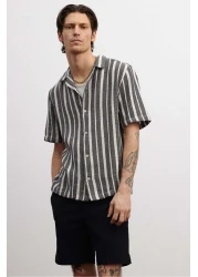 H&M Regular Fit Textured resort shirt